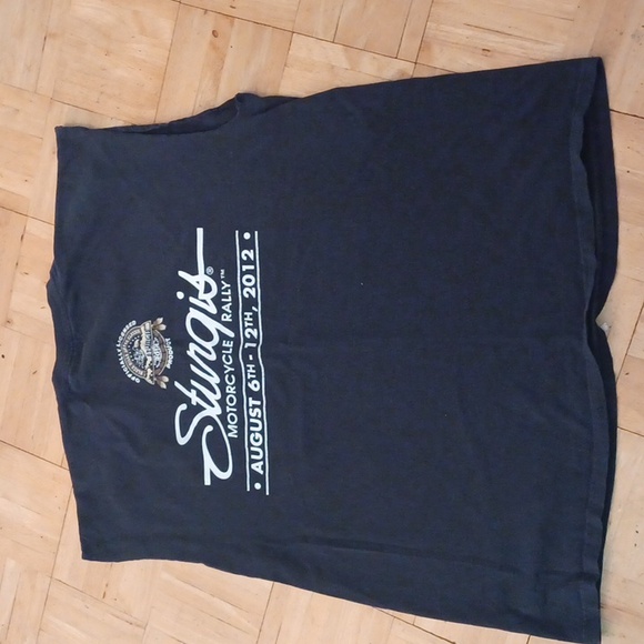 Motorcycle shirt blackhills rally 2012 sleeveless shirt black - Picture 5 of 5